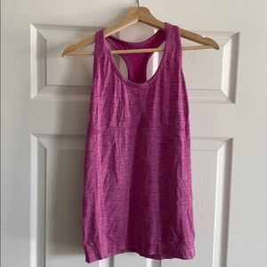 Pink/purple workout tank